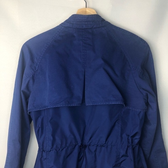 Lacoste Blue Full Zip Riding Jacket M - Picture 5 of 6
